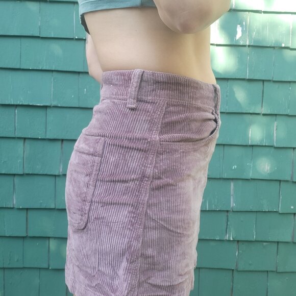 Courduroy Mini Skirt - Picture 2 of 3